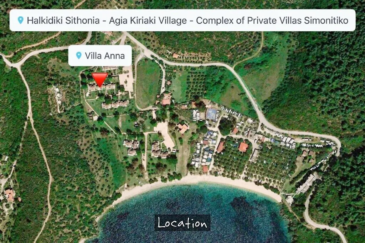 Semesterbostad Villa Anna Metochi Agias Kiriakis